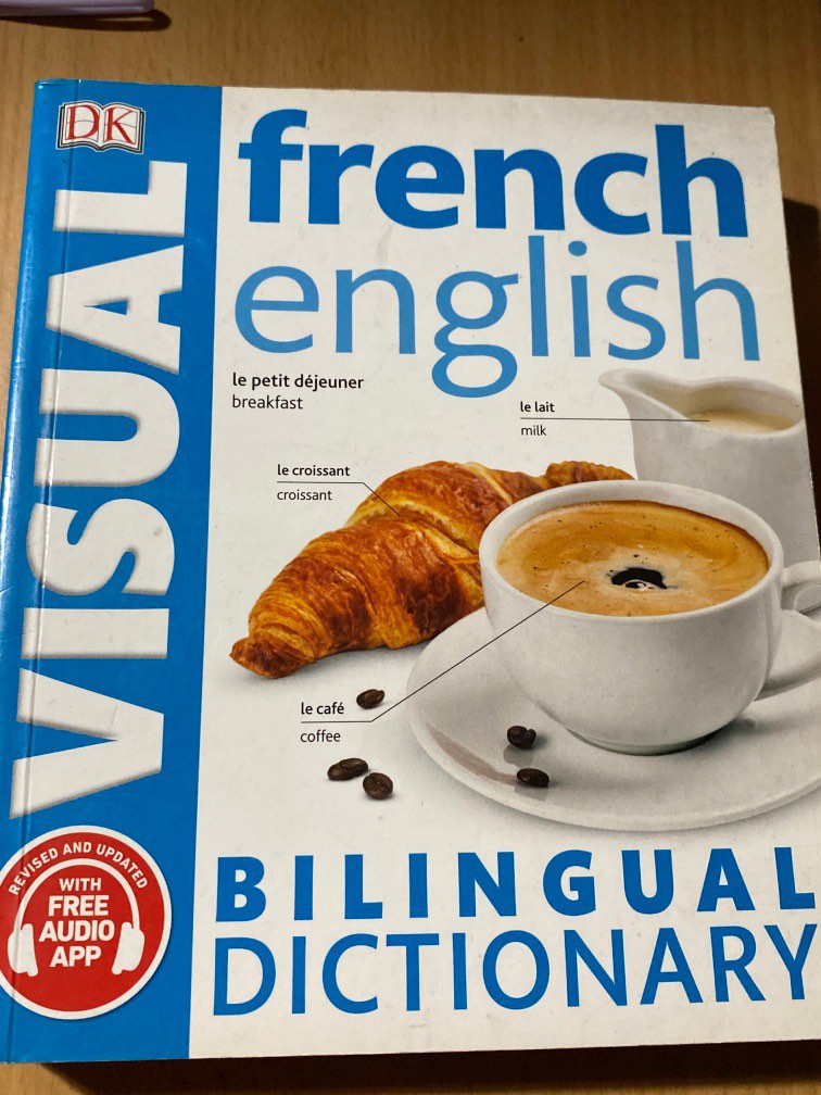 Visual　Dictionary,　Books　on　French-English　Textbooks　Toys,　Magazines,　Hobbies　Bilingual　Carousell