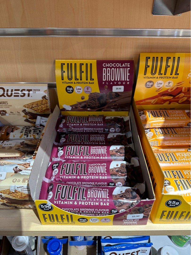 Fulfil Protein Bars (Chocolate Brownie), Health & Nutrition, Health