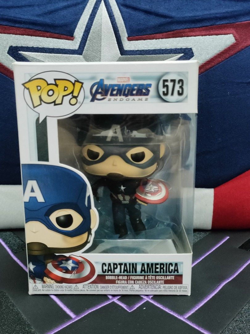 FUNKO POP! Marvel: Endgame - Captain America w/ Broken Shield