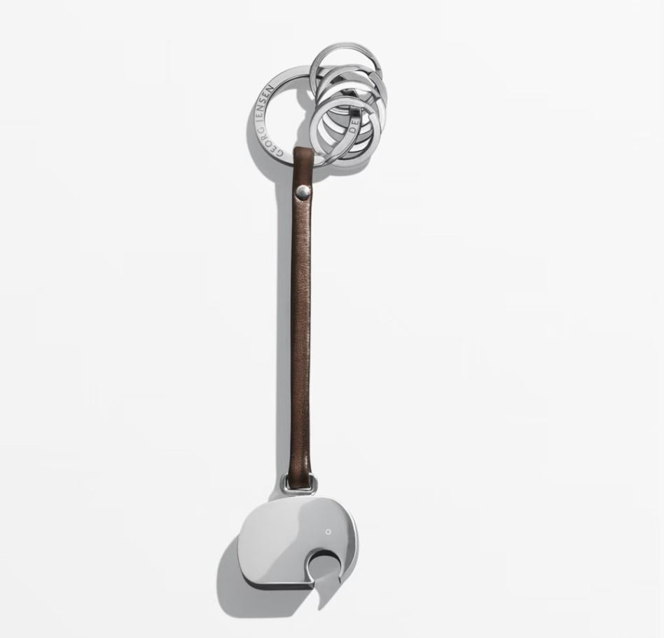 Georg jensen elephant new arrivals keyring