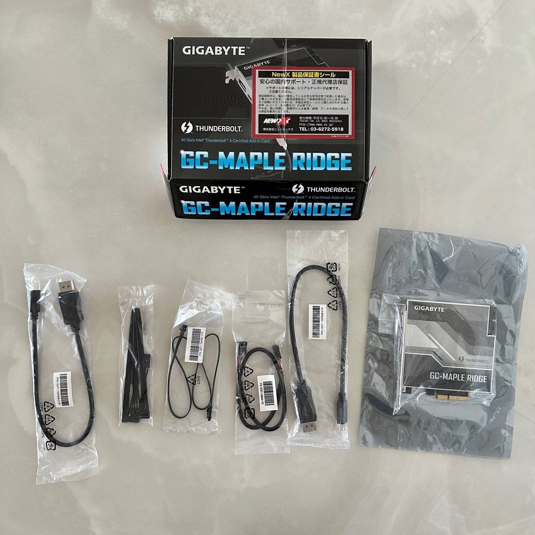 GIGABYTE GCMaple Ridge Thunderbolt 4 Card, Computers & Tech, Parts