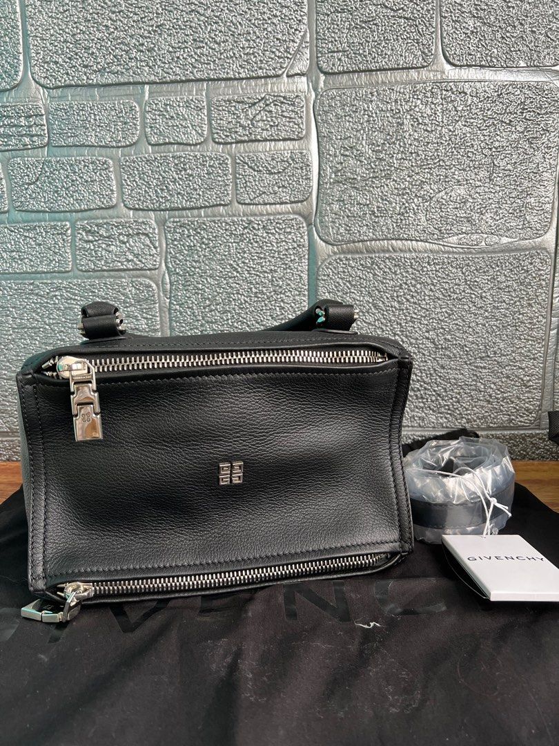 Givenchy Small Pandora New Model (Category: Luxury Bags & Wallets) located in Quezon City. Submitted by shopwithfrance (Listing ID 1231764620, Image 1). Description: Super sale brand new small pandora new model. Fits an IPad and may be worn crossbody or shoulder bag Super discounted!! .