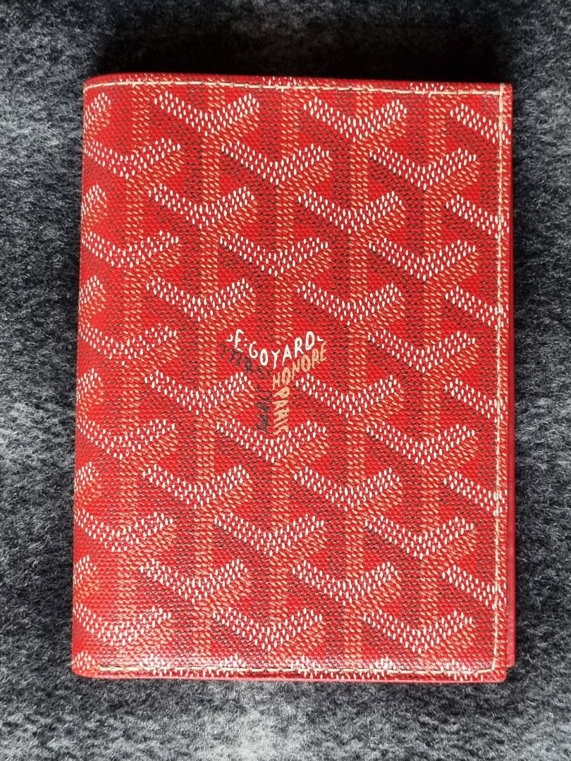 Goyard Card Holder Red