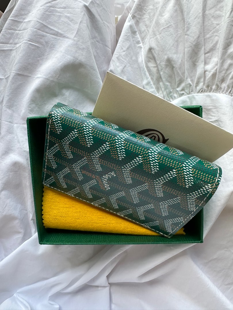 Goyard 2026 Saint-Pierre Card Wallet 11cm Cowhide Canvas 138416