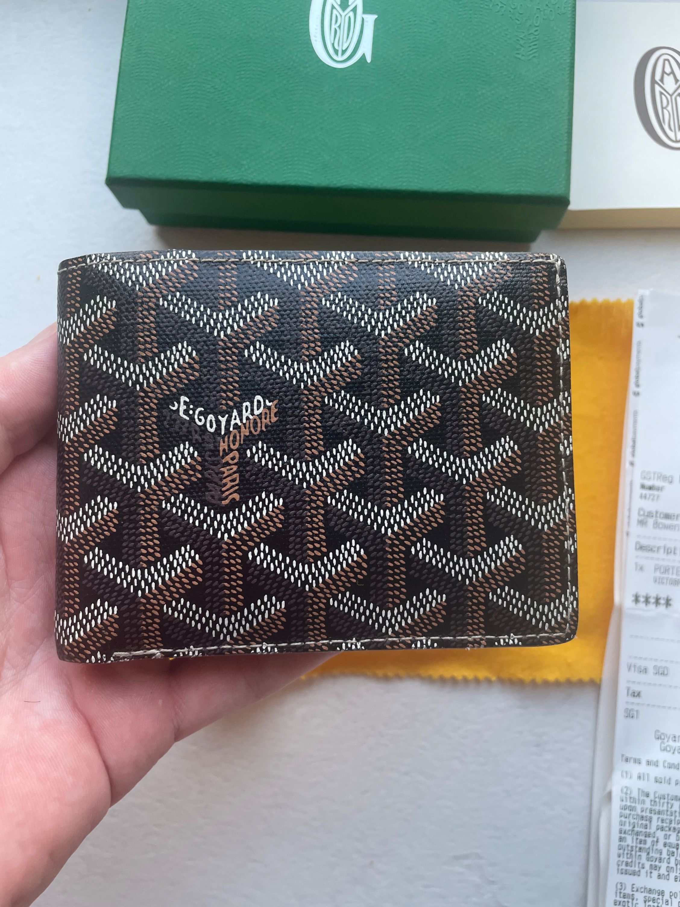 Goyard passport holder, Luxury, Bags & Wallets on Carousell