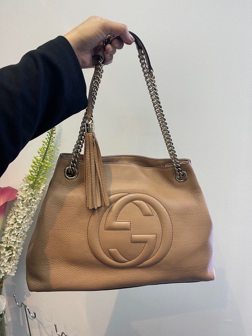 Gucci soho chain tote bag top