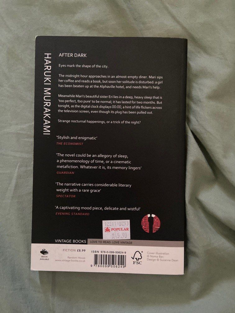 Haruki Murakami After Dark, Hobbies & Toys, Books & Magazines