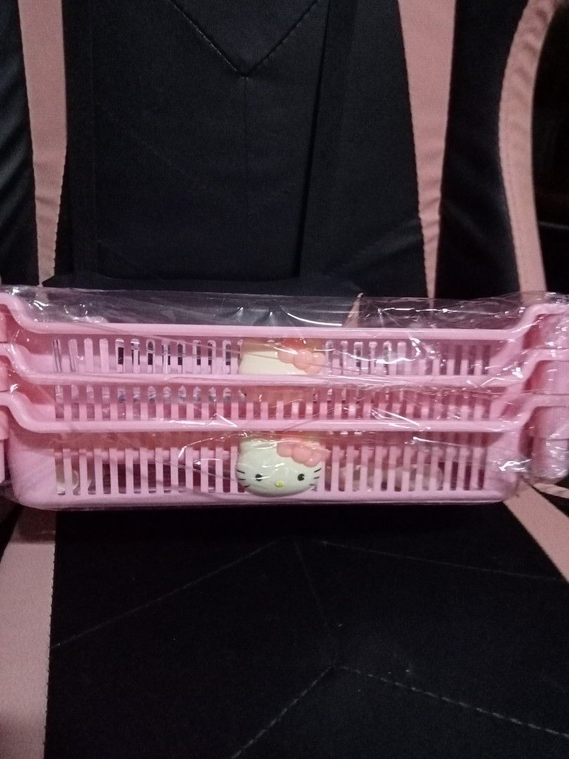 Hello kitty 3 layer organizer (Category: Storage Boxes & Baskets) located in Muntinlupa City. Submitted by periwinklefairy23 (Listing ID 1231609401, Image 1). Description: malinis bnew lagayan Ng anik nio.