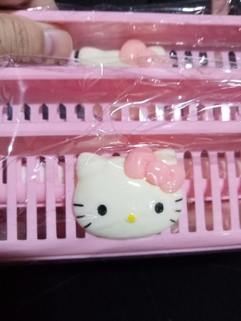 Hello kitty 3 layer organizer (Category: Storage Boxes & Baskets) located in Muntinlupa City. Submitted by periwinklefairy23 (Listing ID 1231609401, Image 2). Description: malinis bnew lagayan Ng anik nio.