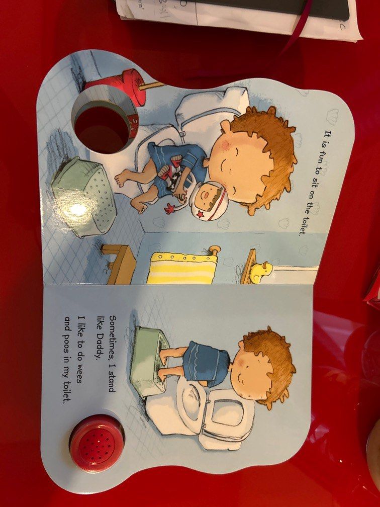 Hinkler Sound Book for children Toilet Time for boyus, Hobbies & Toys