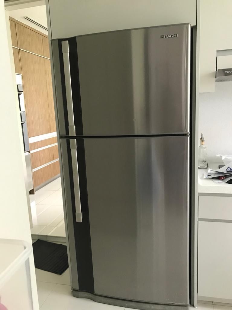 Hitachi Fridge 550 liter RZ691AMSX, TV & Home Appliances, Kitchen