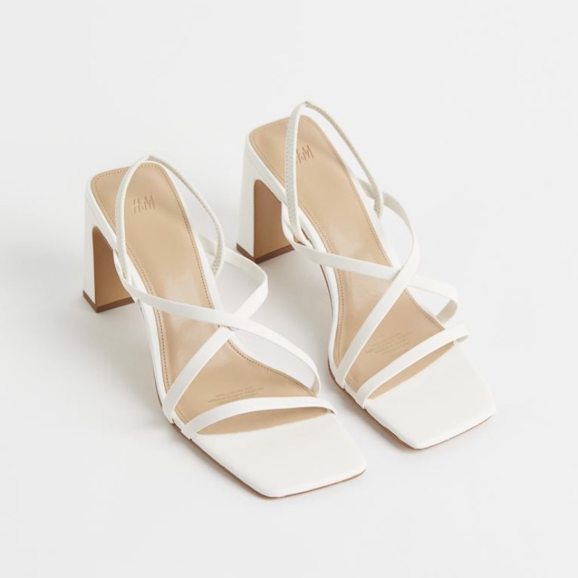 H M Heeled Sandals Women s Fashion Footwear Heels on Carousell