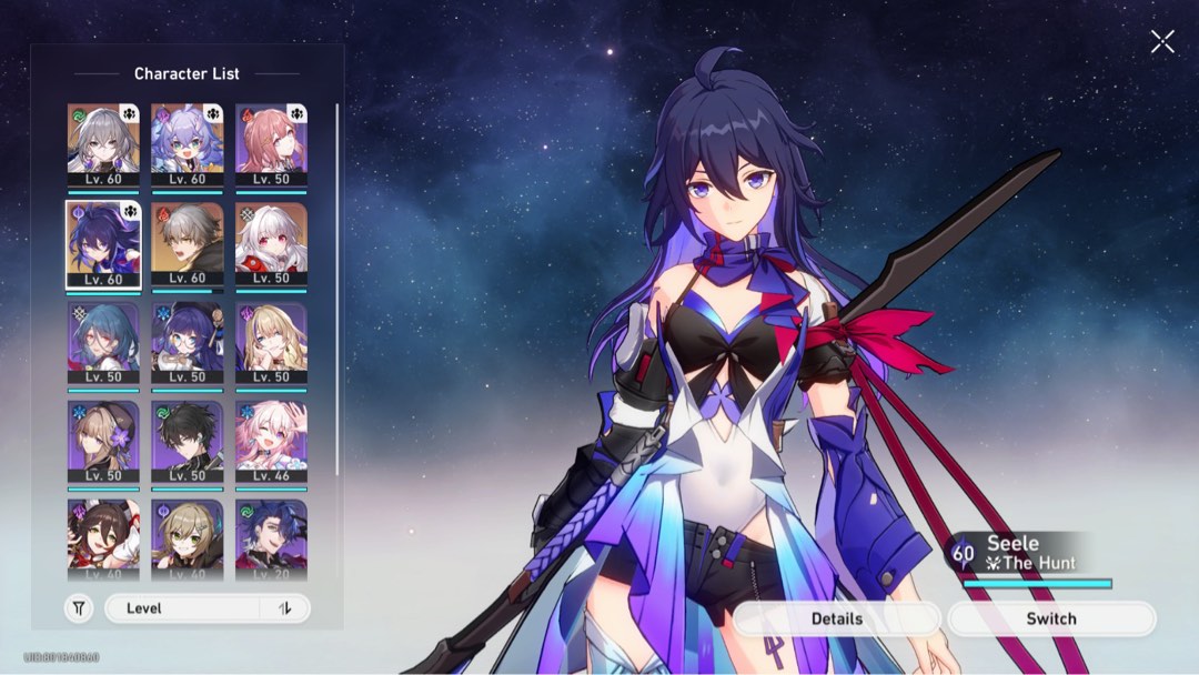 Honkai Star Rail Asia Amazing Combo Seele TL 44 Seele + Bronya