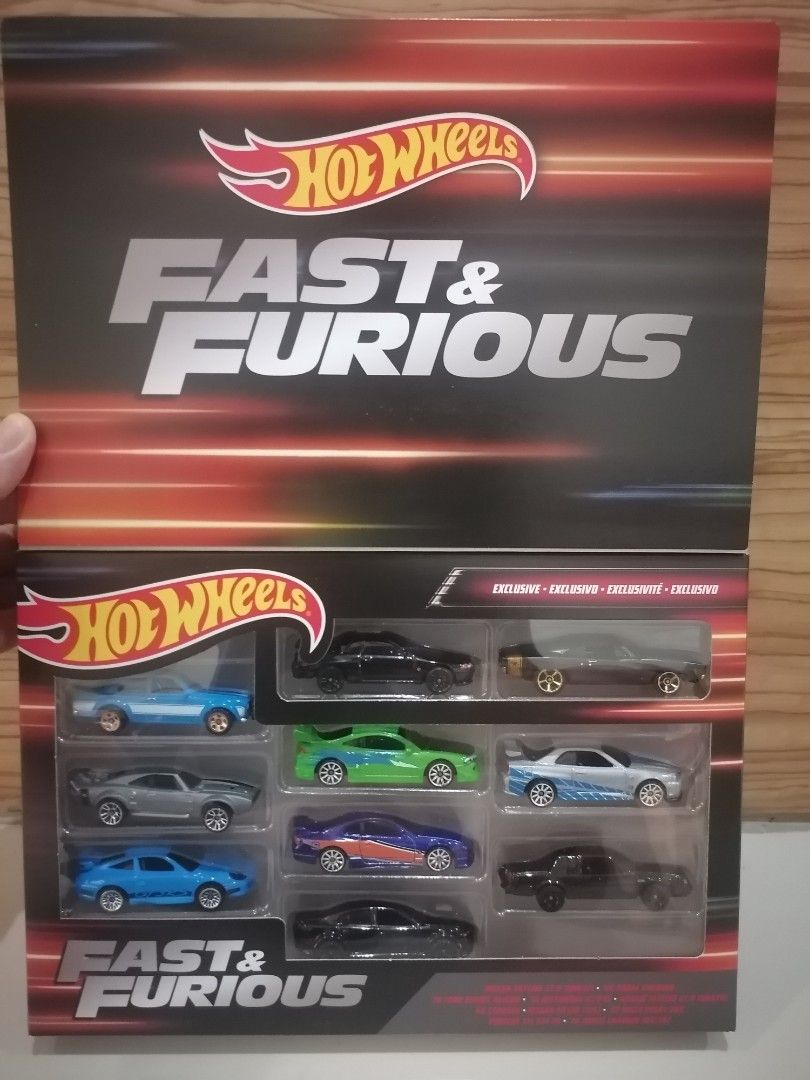 Hot Wheels 2023 Fast and Furious Themed 10 Pack, Hobbies  Toys, Toys   Games on Carousell
