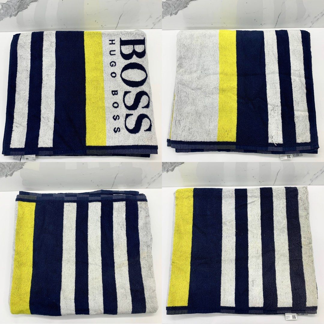 Hugo boss beach towel cheap