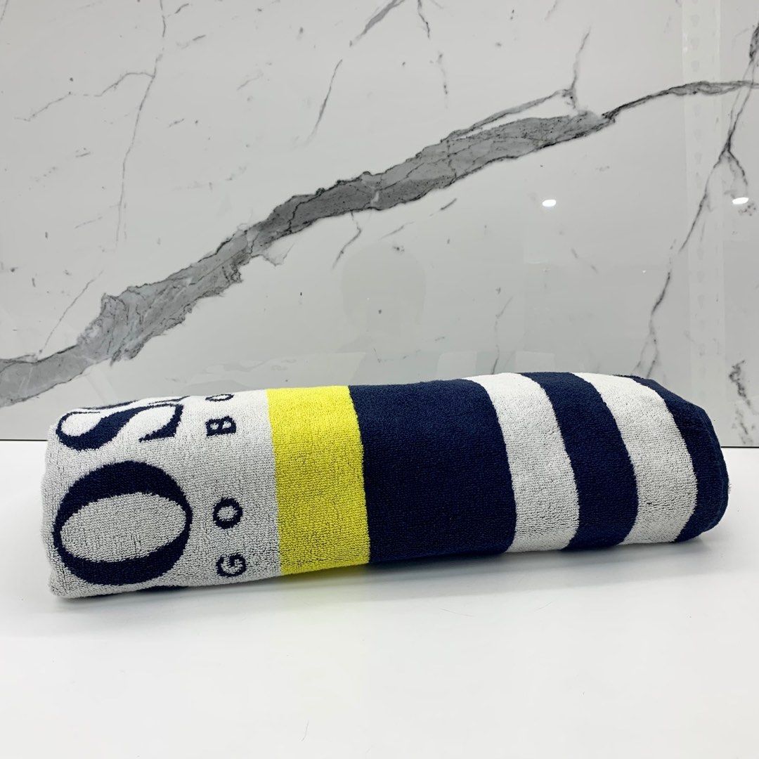 HUGO BOSS BEACH TOWEL 227023539 Luxury Accessories on Carousell