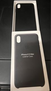 I phone x S max leather case
