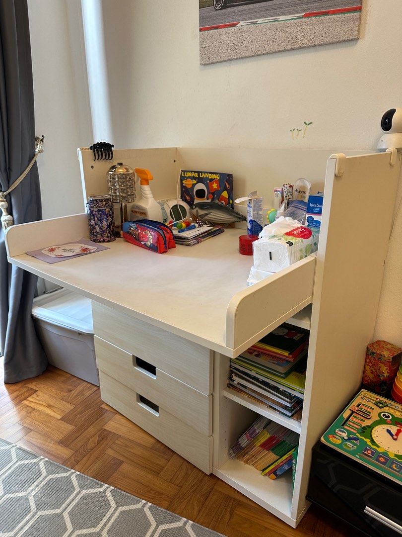 IKEA changing table and study desk, Babies & Kids, Baby Nursery & Kids