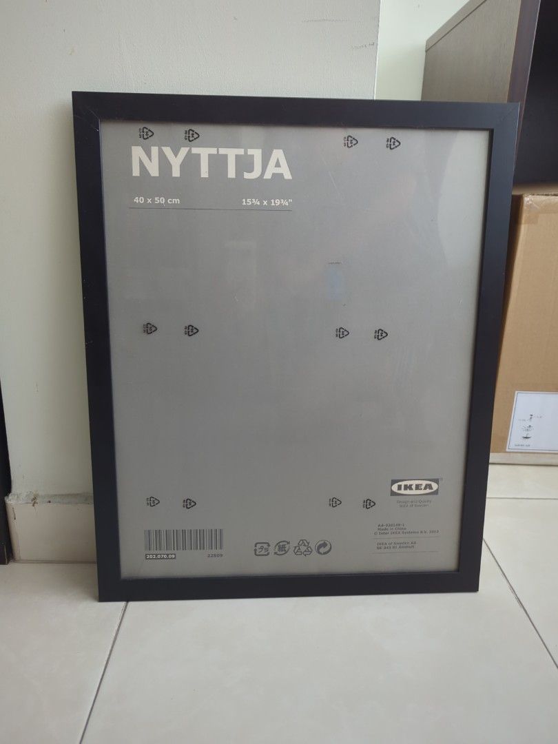 IKEA nyttja 40 X 50 cm photo frame, Furniture & Home Living, Home Decor