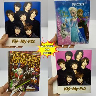 Japan Plastic Binder Card File Photocard Album Photo Plastic Mini Book School Supplies / Collectibles / Merch / Anikanik