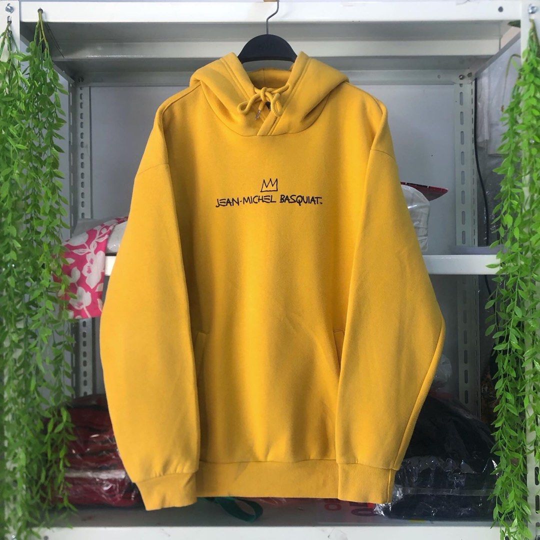 JEAN MICHEL BASQUIAT YELLOW HOODIE