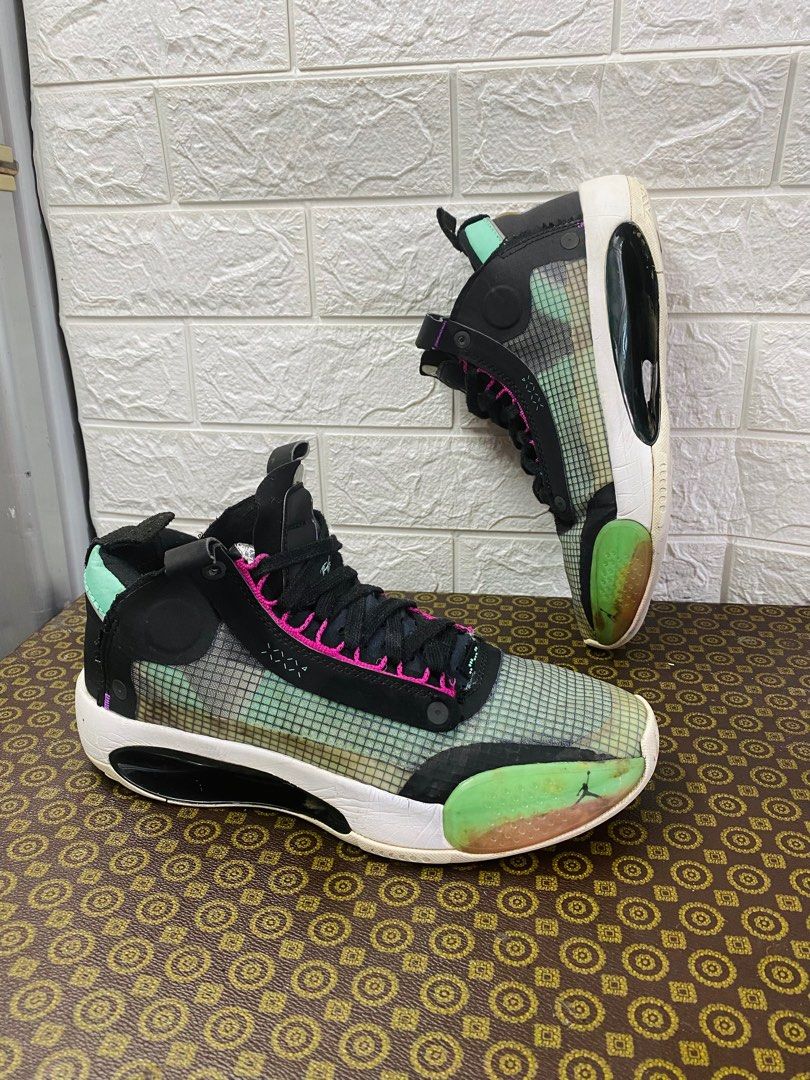Jordan 34 XXXIV Blue Void Men s Fashion Footwear Sneakers on