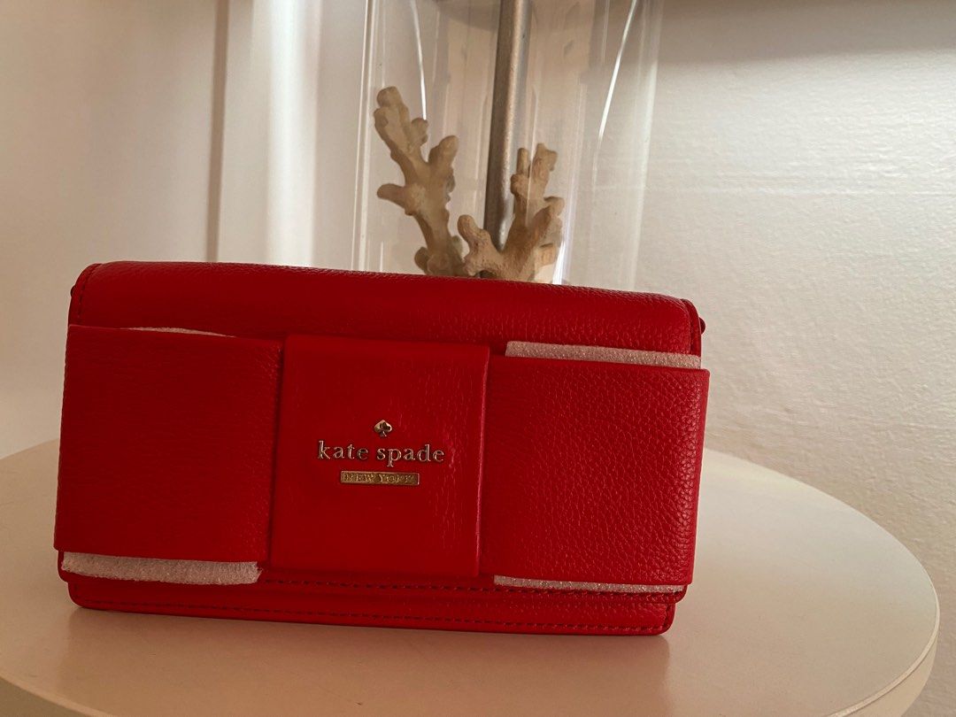 Red kate clearance spade clutch