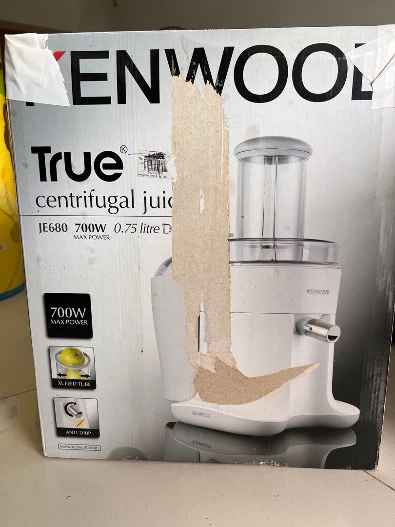 Kenwood juicer JE680 700W, TV & Home Appliances, Kitchen Appliances ...