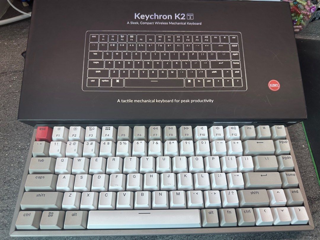 Keychron K2V2 Wireless Mechanical Keyboard Aluminum Case, Computers