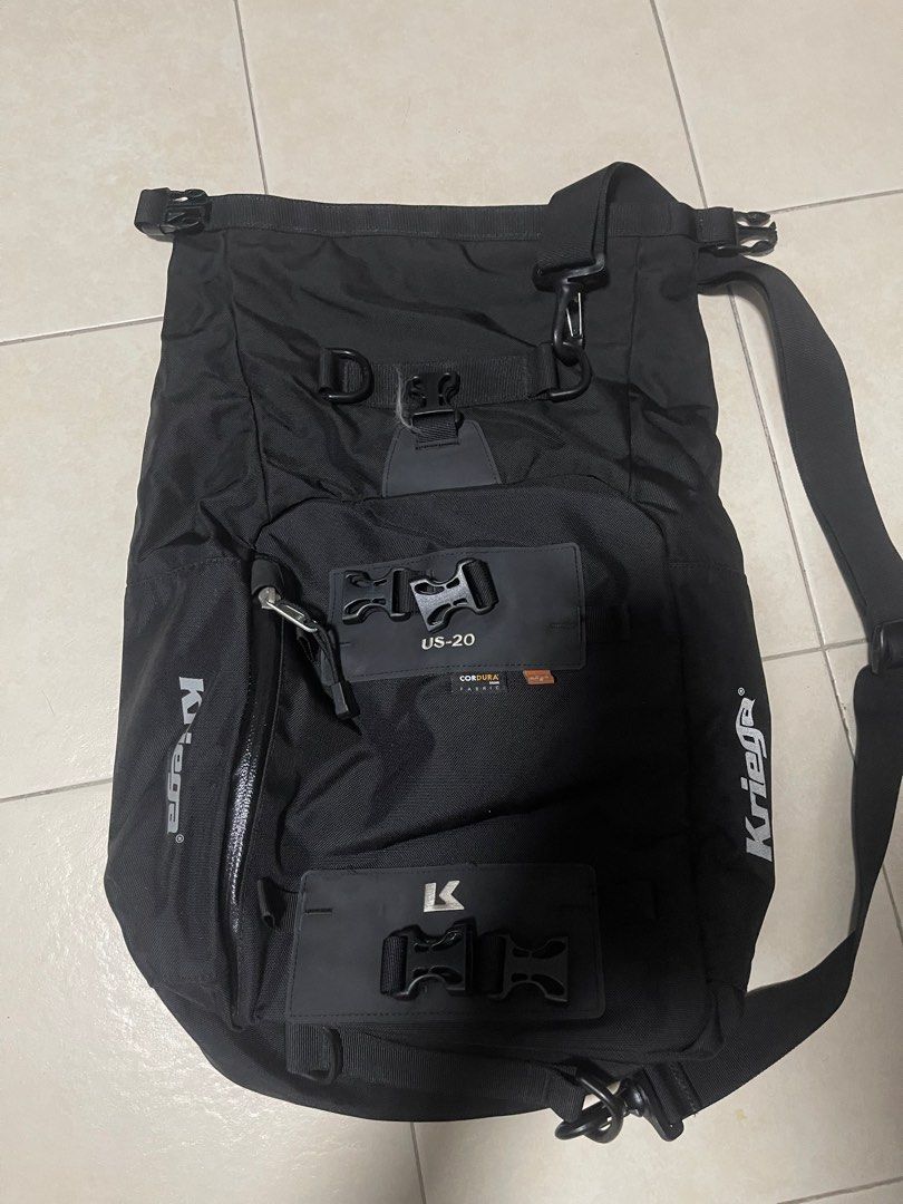 Kriega bag 20 litre, Motorcycles, Motorcycle Apparel on Carousell