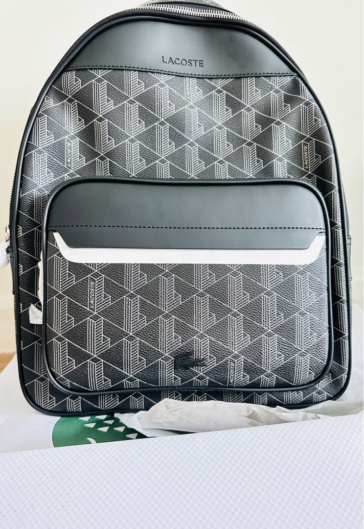  Lacoste Men's Blend Concept Backpack Core Black