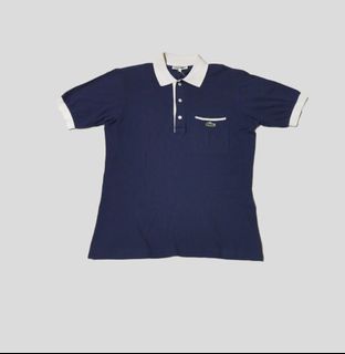 Lacoste Poloshirt Navy White Original