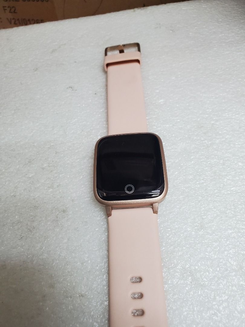 Lifebee Smart Watch Fitness Tracker HR Touch Screen Activity Tracker Pink Mobile Phones Gadgets Wearables Smart Watches on Carousell