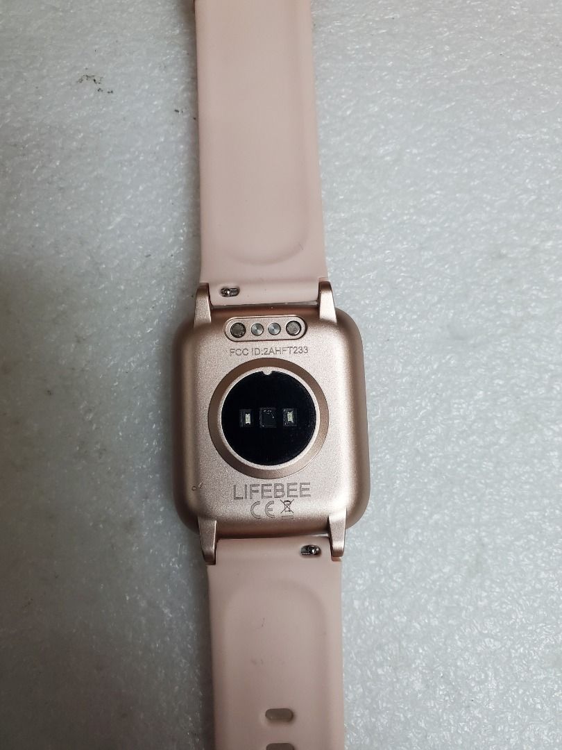 Lifebee Smart Watch Fitness Tracker HR Touch Screen Activity Tracker Pink