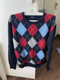 Litmus korean argyle sweater