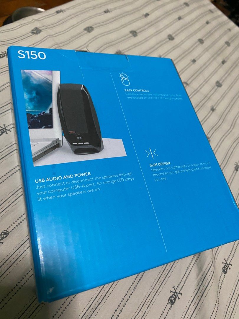Logitech s150 (Category: Soundbars, Speakers & Amplifiers) located in Manila. Submitted by hammiedos (Listing ID 1231708169, Image 2). Description: Hindi type ng mayari Inopen lang May receipt pa po Location tondo.