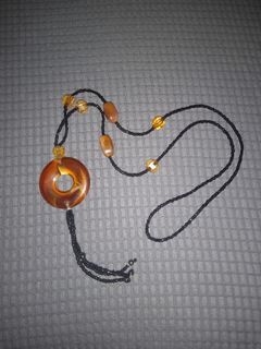 Long Brown Necklace