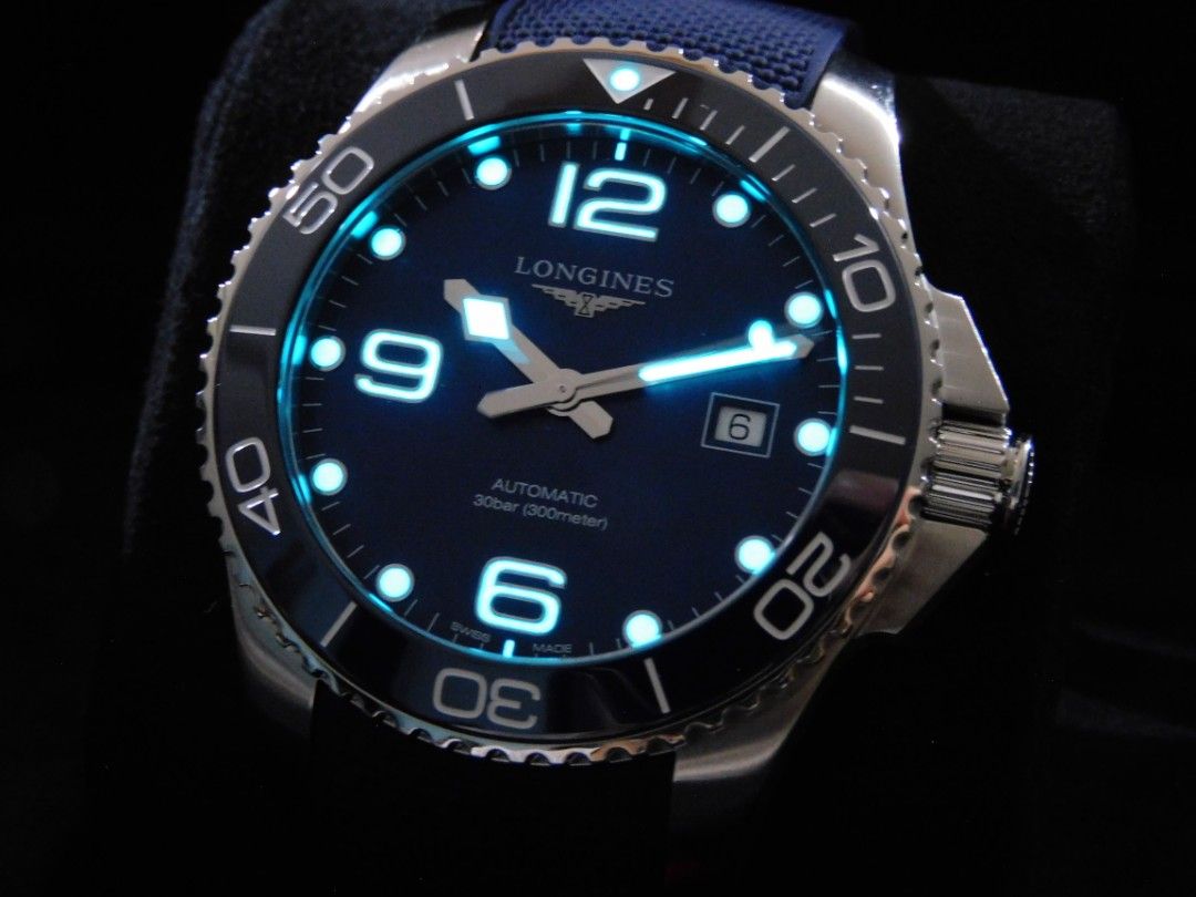 Longines hydroconquest deals ceramic blue