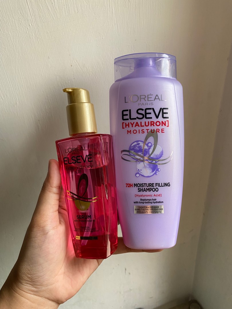 Loreal Extraordinary Oil + Loreal Shampoo on Carousell