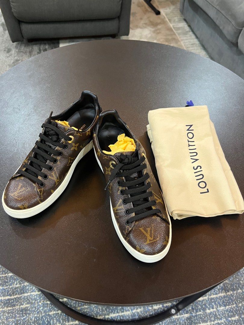 Authentic Louis Vuitton Minilin Wedges Shoes, Luxury, Sneakers & Footwear  on Carousell