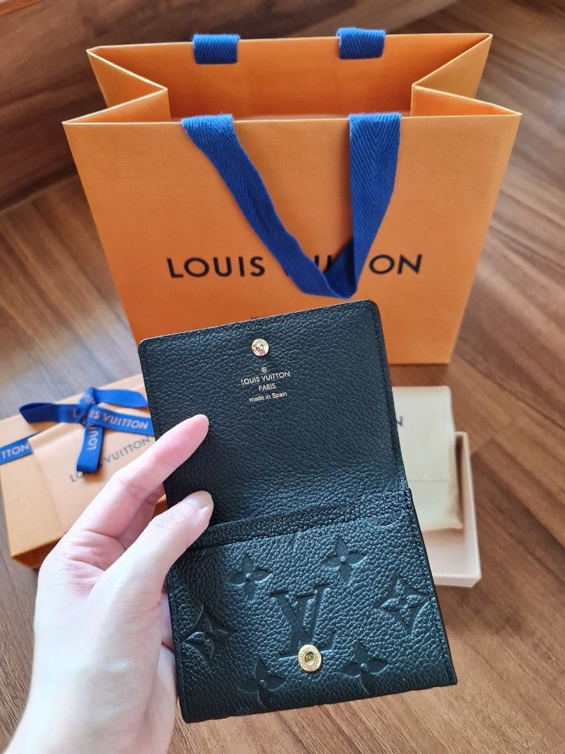 Louis Vuitton Wallet Card Holder Empty Box with Dust & shopping bag LV  envelope.