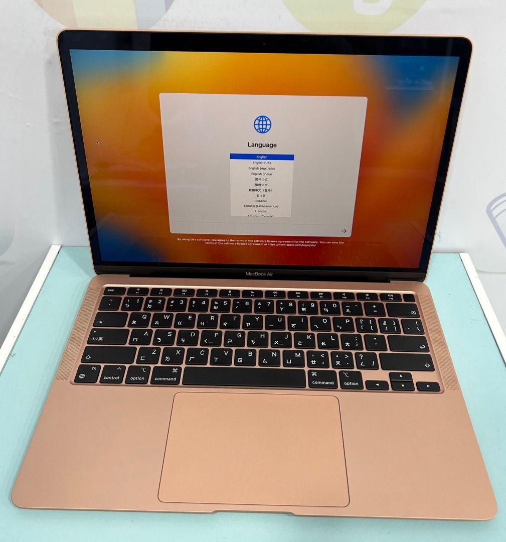 艾爾巴二手】MacBook Air 13吋M1/8G/256G 2020年金色#二手筆電#板橋店