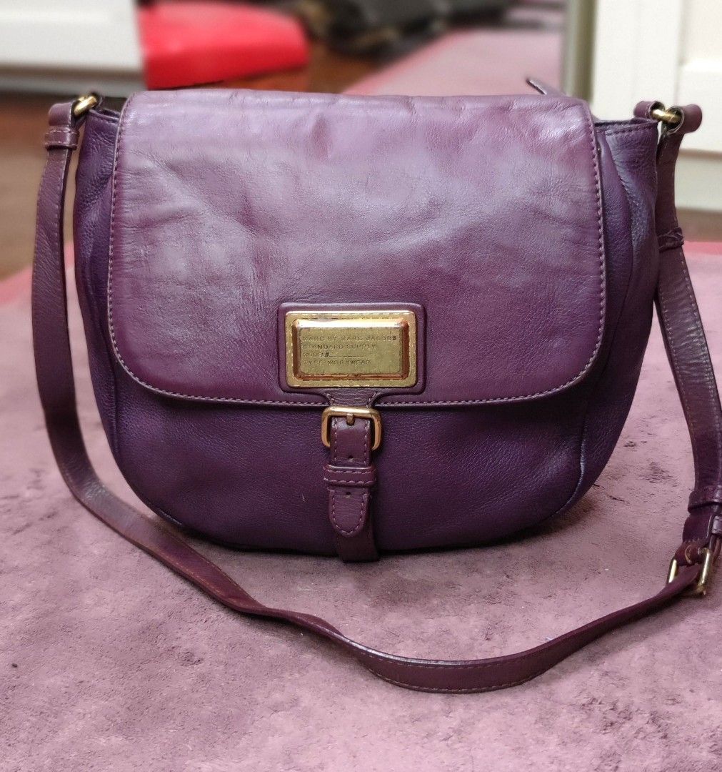 Marc jacobs purple crossbody clearance