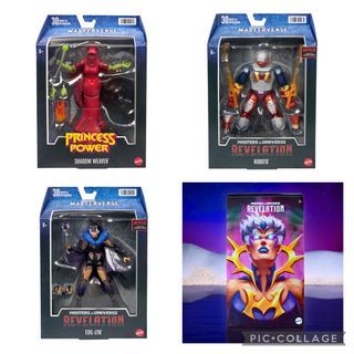 Masters Of The Universe Masterverse Shadow Weaver, Roboto, SkeleSorceress Evil-Lyn & Dark-Lyn (MOTU)