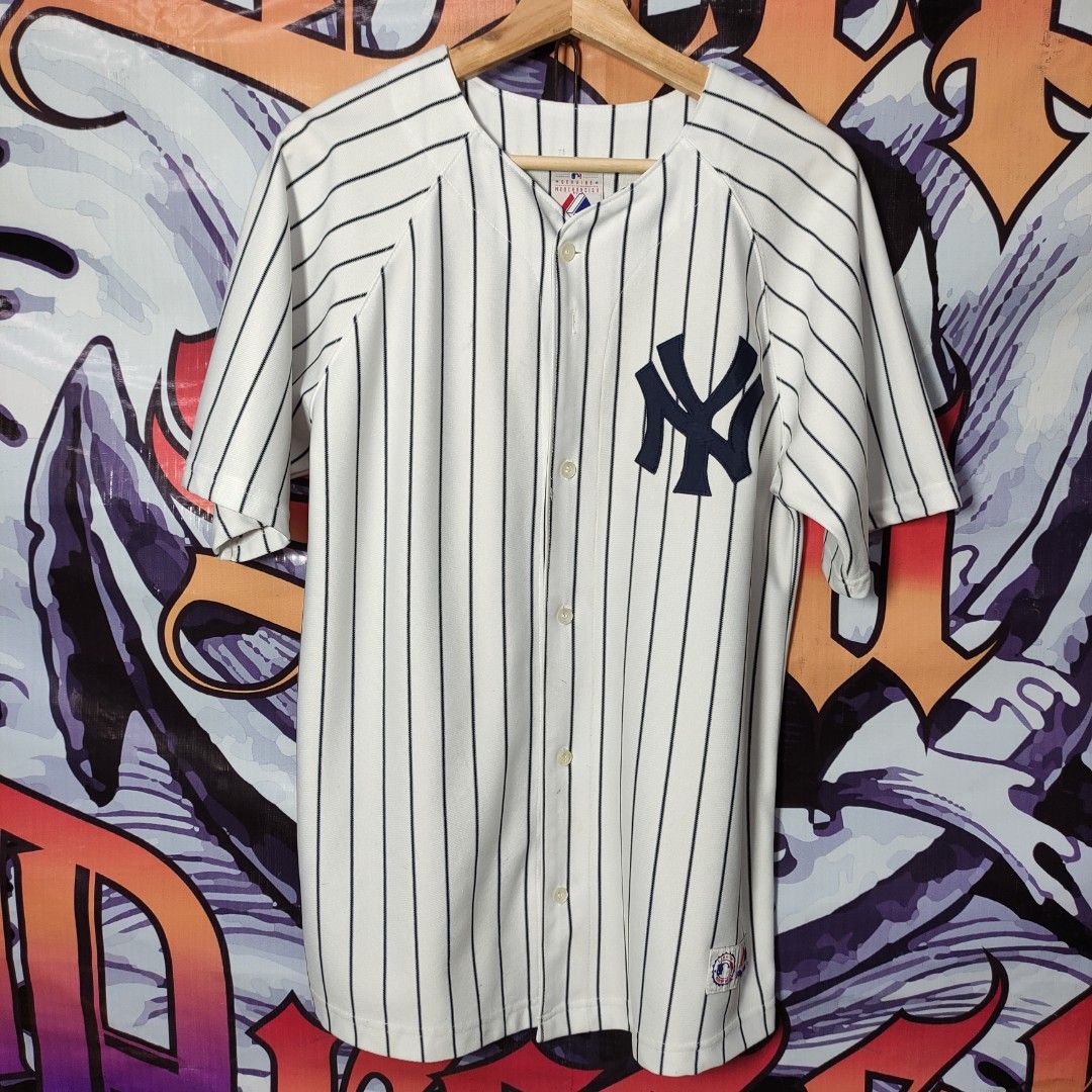 MLB Baseball jersey NY Yankees Vintage Vtg Streetwear, Men's Fashion, Tops  & Sets, Tshirts & Polo Shirts on Carousell