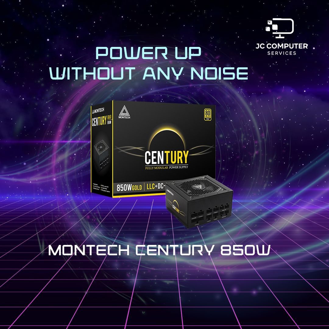 MONTECH CENTURY 850W 80+ Gold Full Modular PSU, Computers & Tech, Parts ...