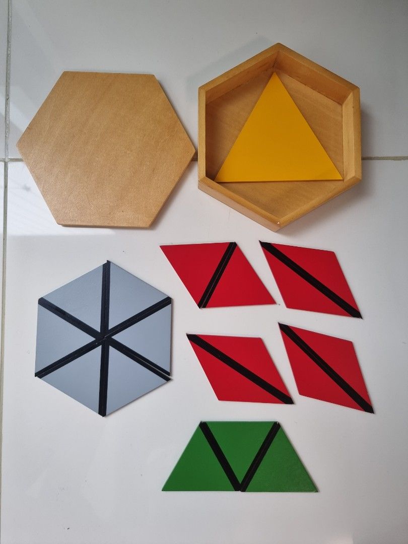 Montessori Small Hexagonal Box, Hobbies & Toys, Toys & Games on Carousell