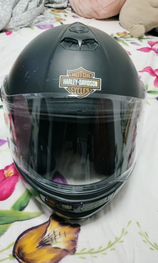 Motorcycle Helmet Harley, Motorcycles, Motorcycle Apparel on Carousell