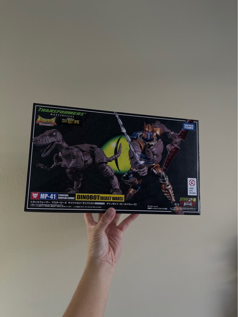 Takara Tomy Transformers Masterpiece MP-41 Dinobot Beast Wars Figur