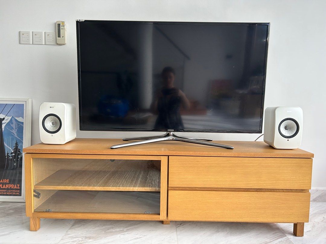 Muji oak wood tv console, Furniture & Home Living, Furniture, TV
